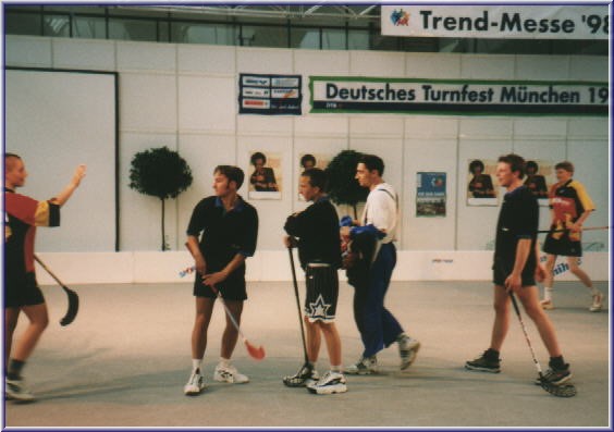 Beim Deutschen Turnfest in München am 05.06.1998